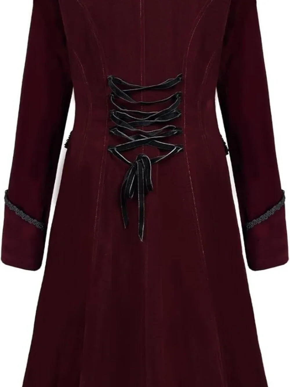 Women's Renaissance Gothic Pirate Steampunk Victorian Tailcoat Coat Jacket